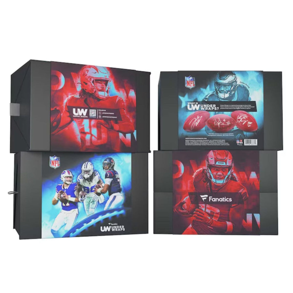 2024 Fanatics Under Wraps Autographed NFL Football Mystery Box