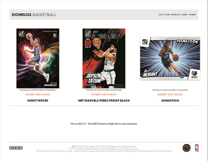 2022-23 Panini Donruss Basketball Hobby 10 Box Case
