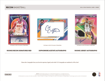 2022-23 Panini Recon Basketball Hobby 12 Box Case