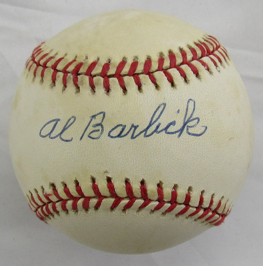Al Barlick Signed Rawlings Baseball JSA A18193