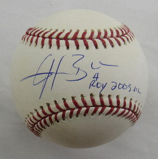 Angel Berroa Signed Auto Rawlings Baseball B166
