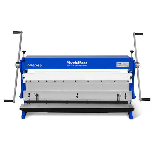40-inch 3-in-1 Pan and Box Brake – Slip Roll, Shear, Bending Machine for Sheet Metal, 20 Gauge Mild Steel, Adjustable Fingers, Heavy Duty, Metalworking, Fabrication, Rolling, Bending MMCB4020