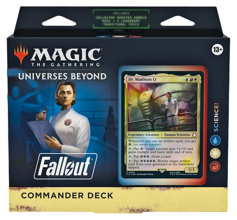 Magic the Gathering: Fallout Commander Decks & Cases