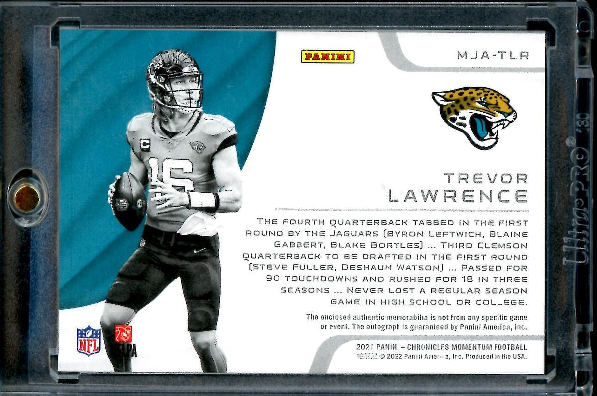 2021 Panini Chronicles Trevor Lawrence Rookie RPA /25 Jaguars