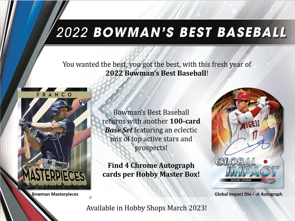 2022 Bowman's Best Baseball Hobby Box