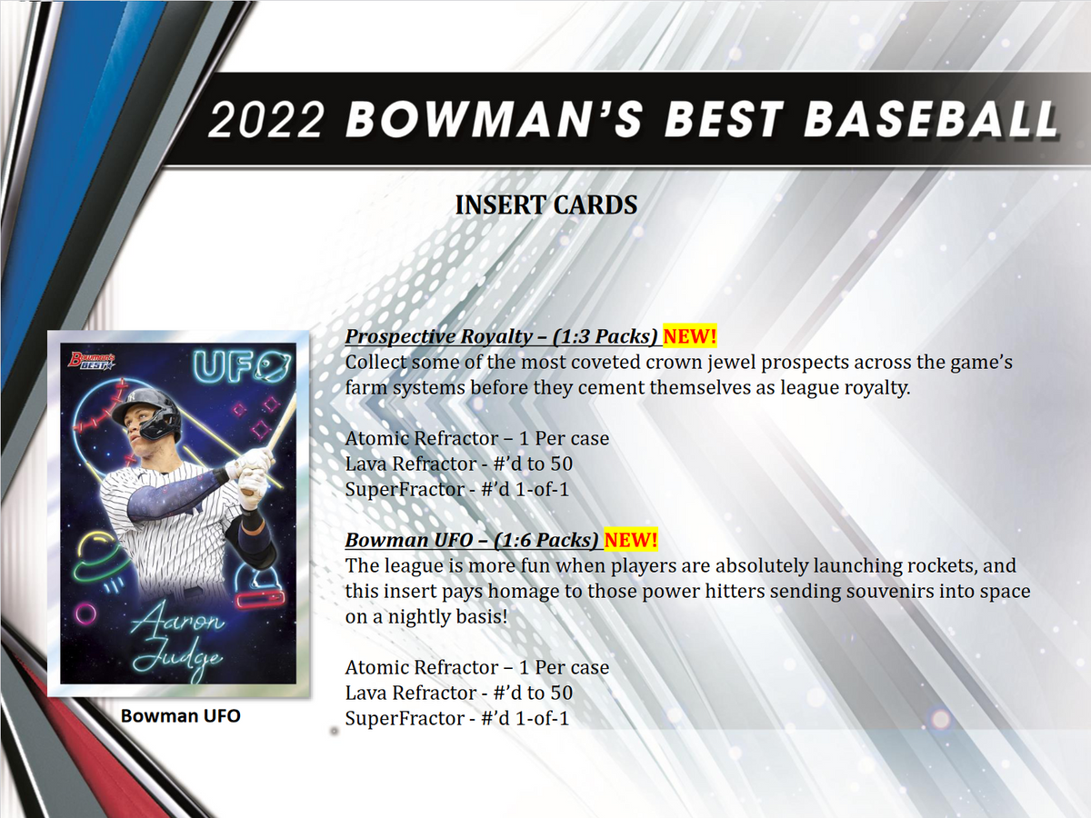 2022 Bowman's Best Baseball Hobby Box