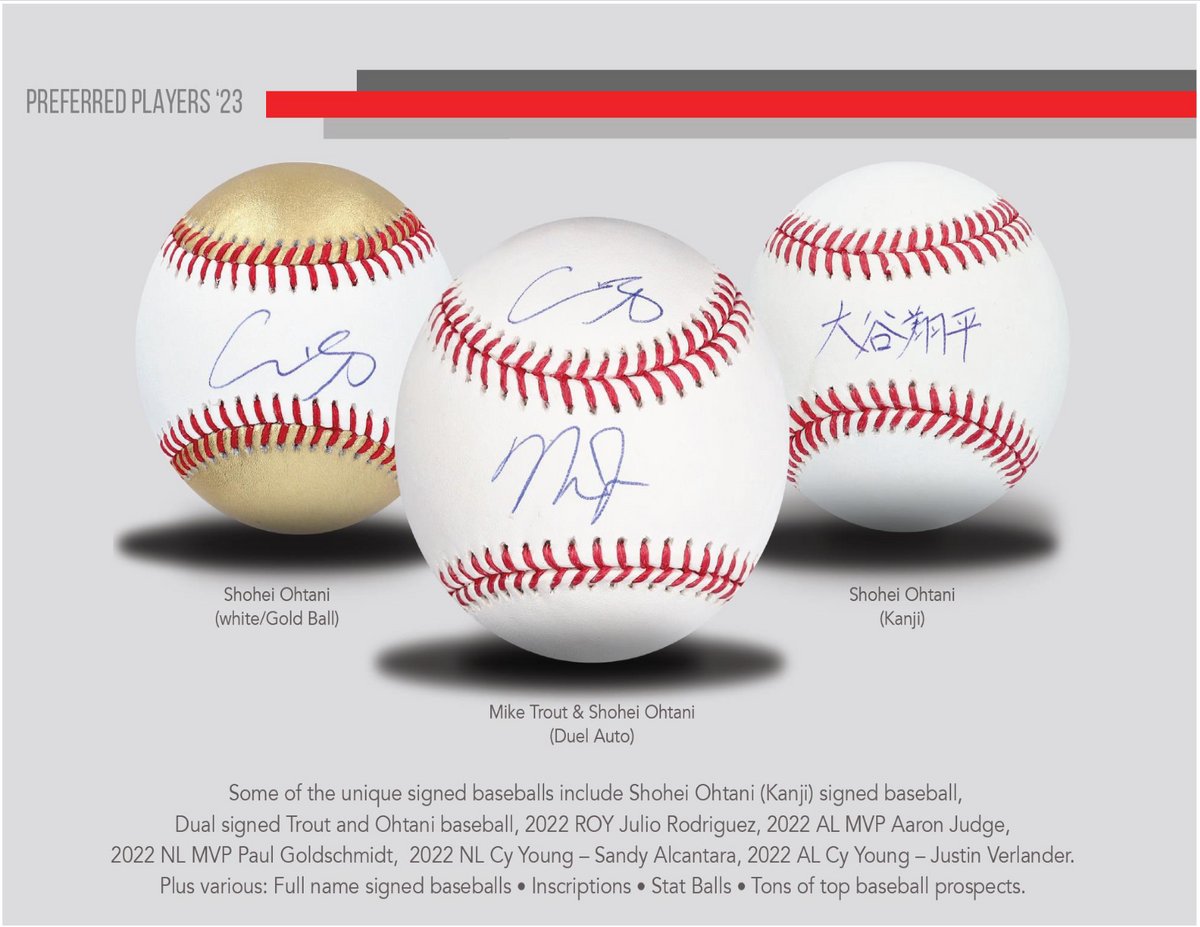 2023 Onyx Preferred Players Collection Baseball 12 Box Case