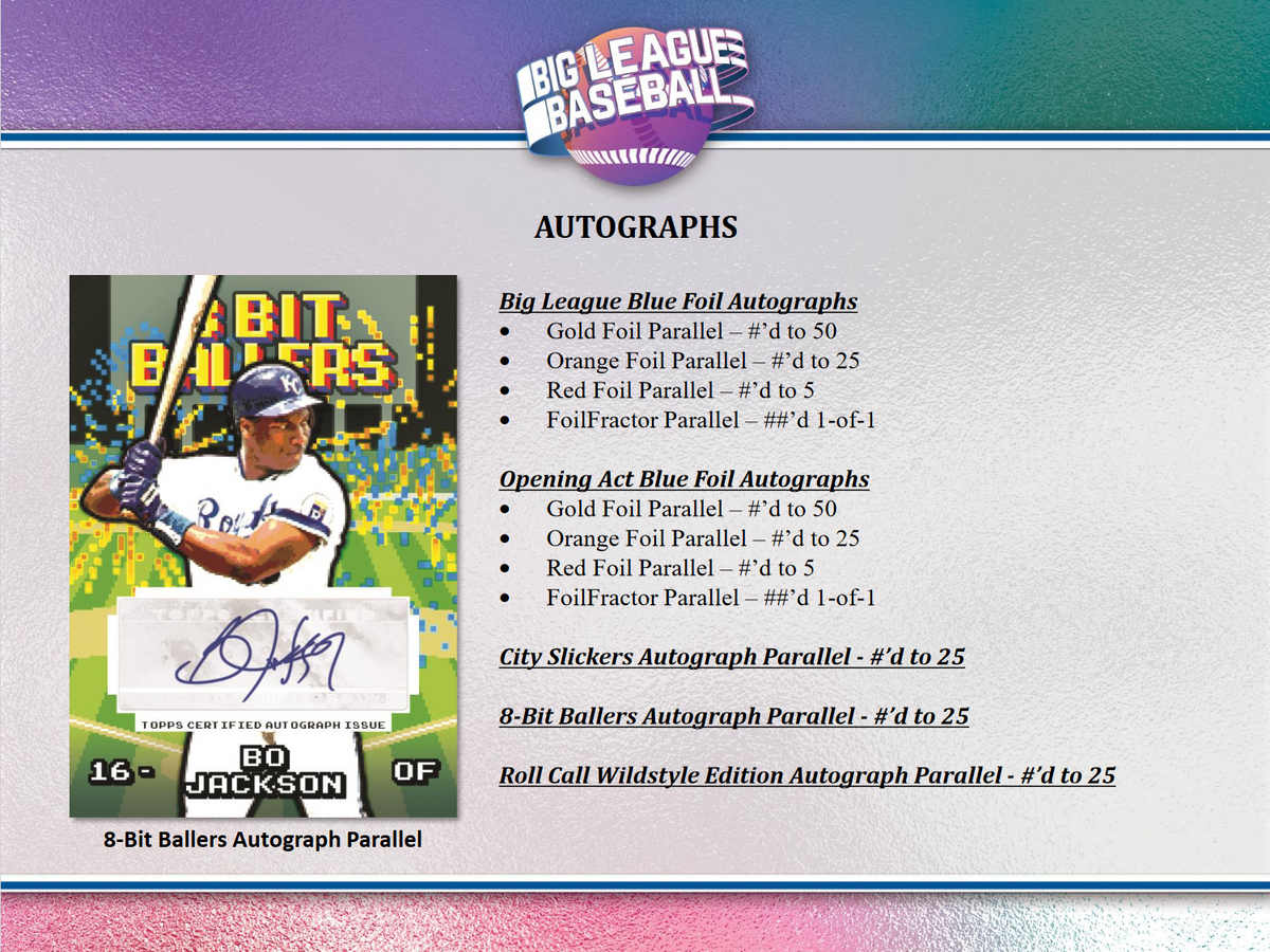 2023 Topps Big League Baseball Hobby 20 Box Case