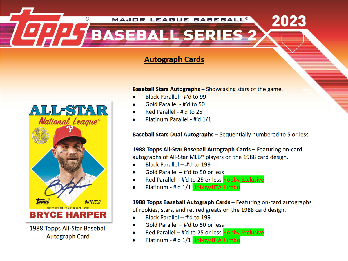 2023 Topps Series 2 Baseball Jumbo 6 Box Case