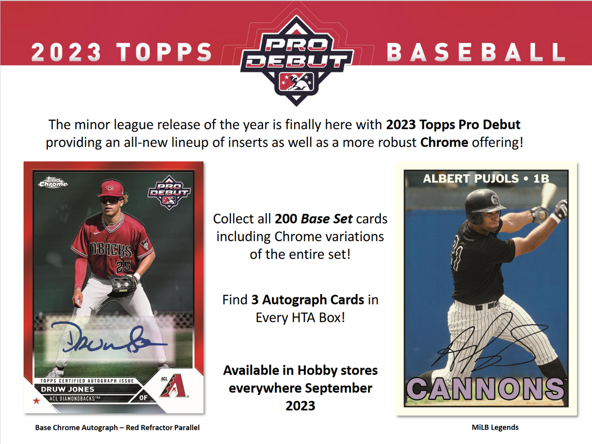 2023 Topps Pro Debut Baseball Jumbo 8 Box Case