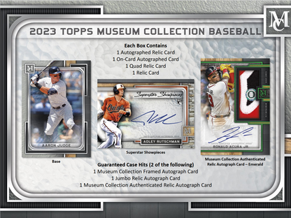 2023 Topps Museum Collection Baseball Hobby Box