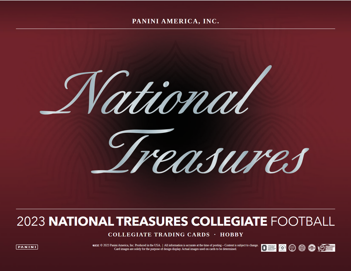 2023 Panini National Treasures Collegiate Football Hobby Box