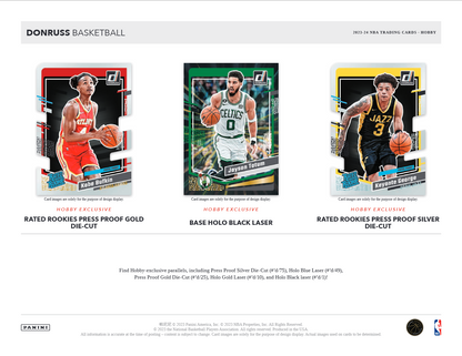 2023-24 Panini Donruss Basketball Hobby 10 Box Case