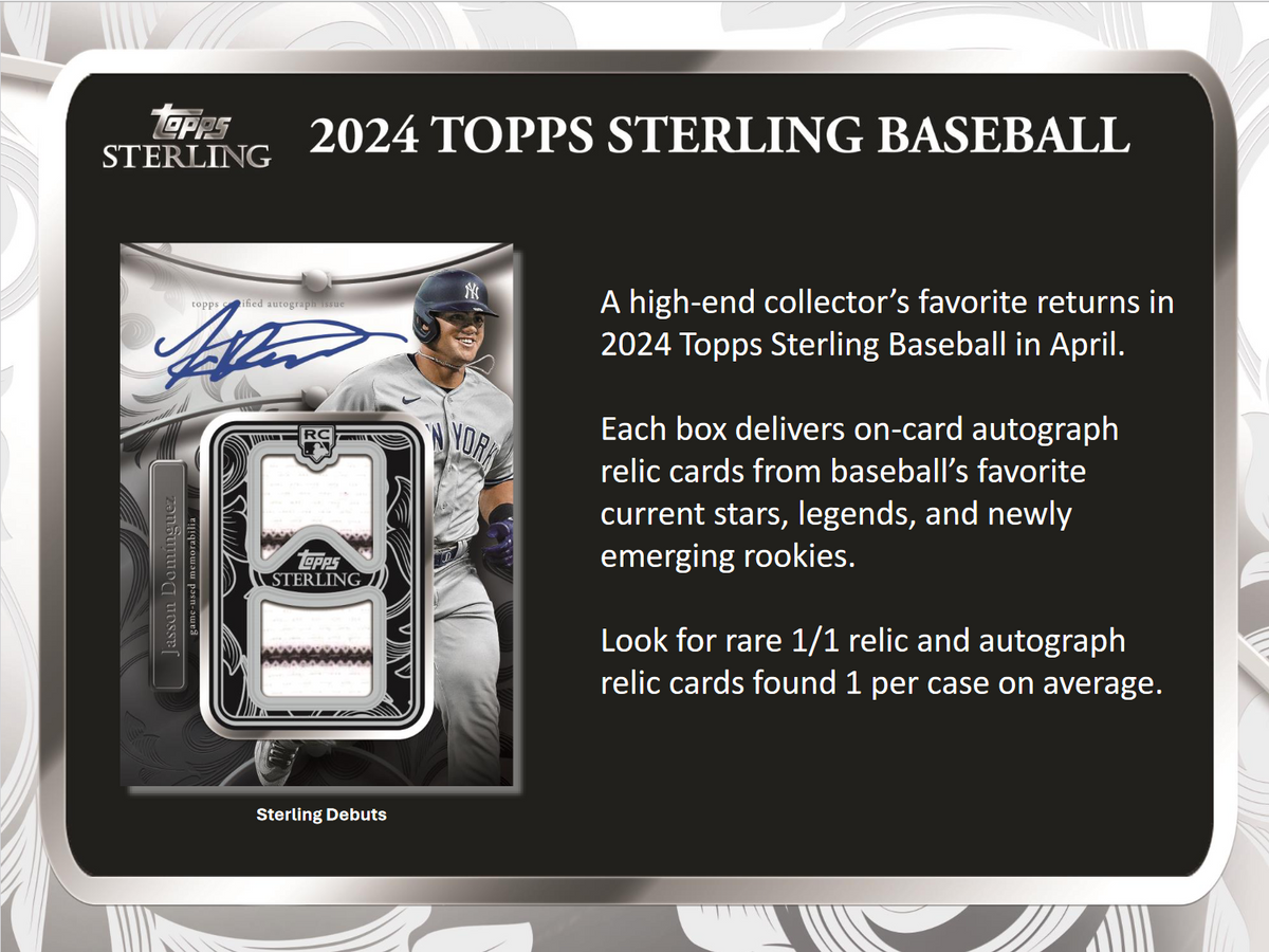 2024 Topps Sterling Baseball Hobby Box