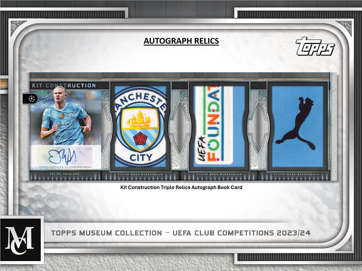2023-24 Topps UEFA Club Competitions Museum Collection Soccer Hobby 12 Box Case