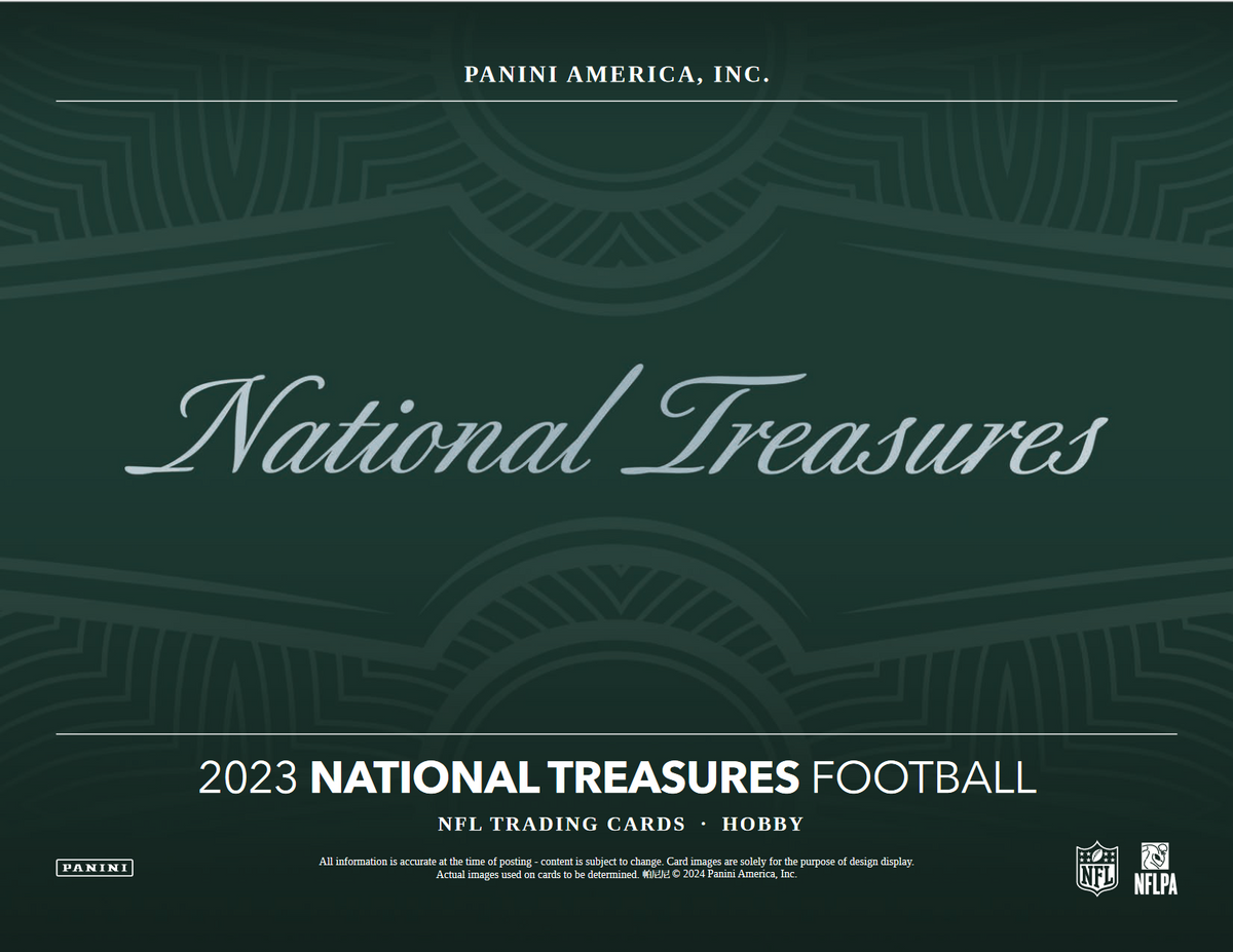 2023 Panini National Treasures Football Hobby Box