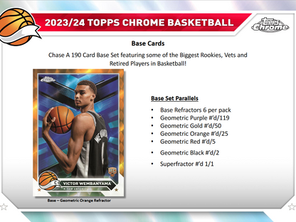 2023-24 Topps Chrome Basketball Breaker's Delight Box