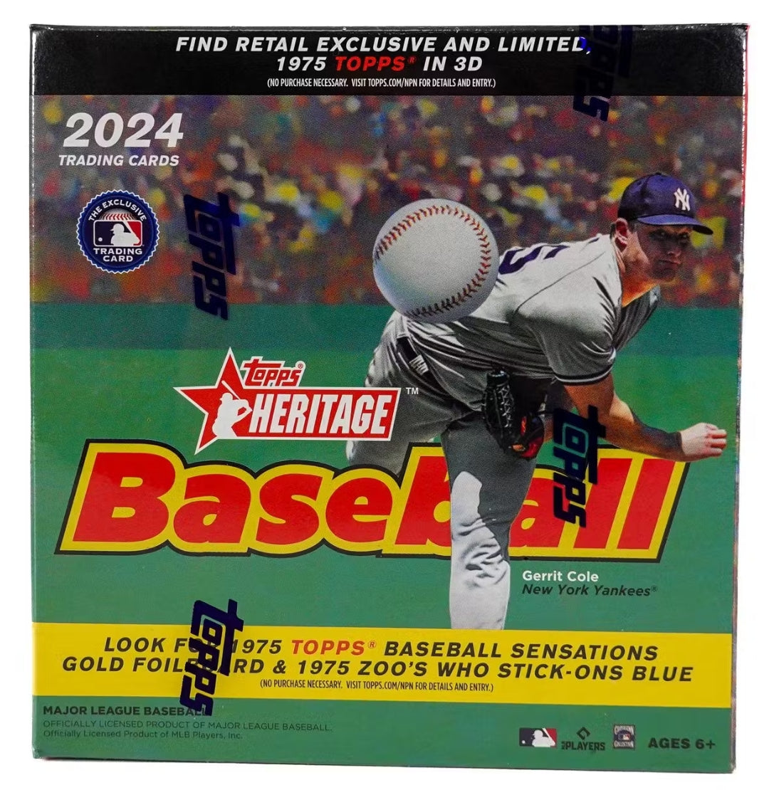 2024 Topps Heritage Baseball Monster 20 Box Case