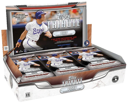 2025 Topps Tribute Baseball Hobby 4 Box Case