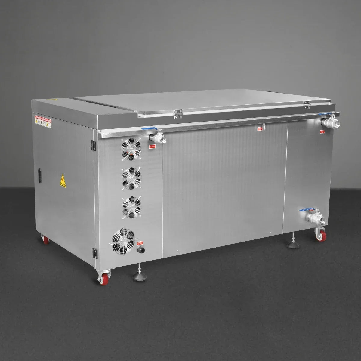 114 Gal / 432L Heavy Duty Industrial Ultrasonic Parts Washer, 28kHz 60 Transducers , SS304 Tank, 10kW Heater, 208–240V 3 Phase Power