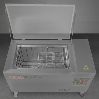 32 Gal / 120L Heavy Duty Industrial Ultrasonic Parts Washer, 28kHz 20 Transducers , SS304 Tank, 6.6kW Heater, 208–240V 3 Phase Power