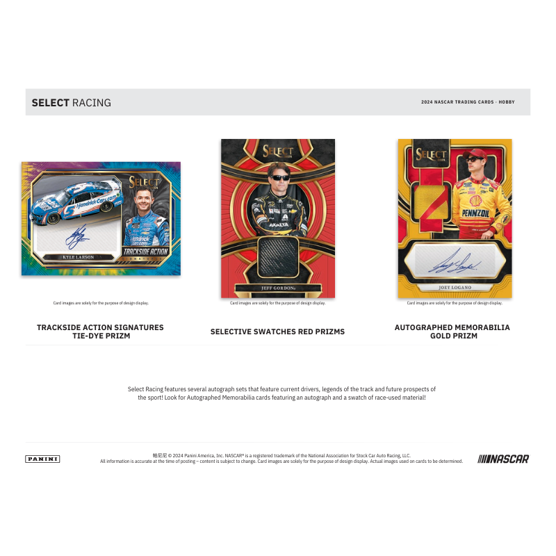 2024 Panini Select Racing Hobby 12 Box Case