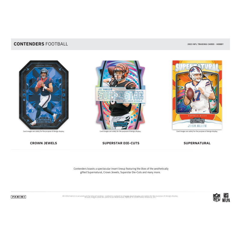 2023 Panini Contenders Football Hobby 12 Box Case