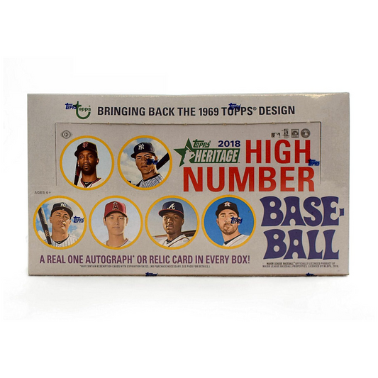 2018 Topps Heritage High Number Baseball Hobby Box