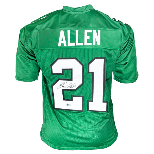 Eric Allen Signed Philadelphia Green Football Jersey (Beckett)