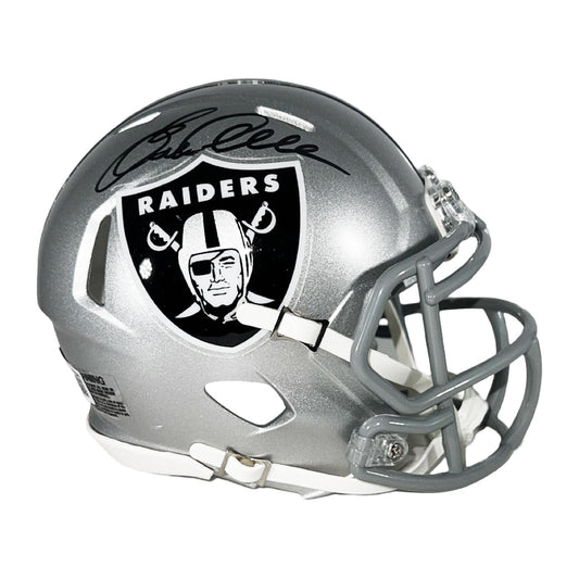 Eric Allen Signed Las Vegas Raiders Speed Mini Football Helmet (Beckett)