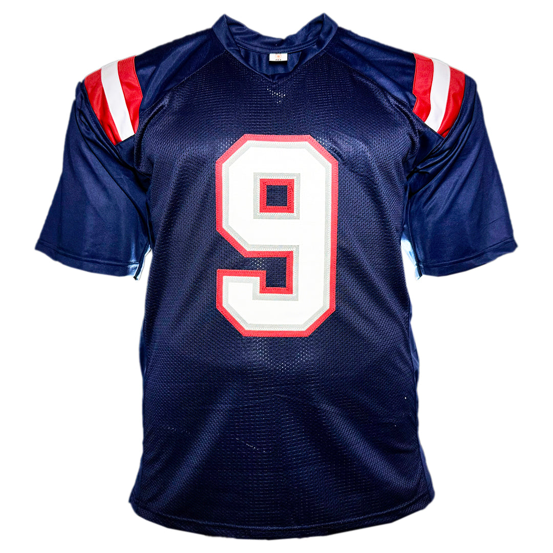Kayshon Boutte Signed New England Navy Football Jersey (Beckett)
