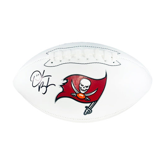 Derrick Brooks Signed Tampa Bay Buccaneers Official NFL Team Logo Football (Beckett)