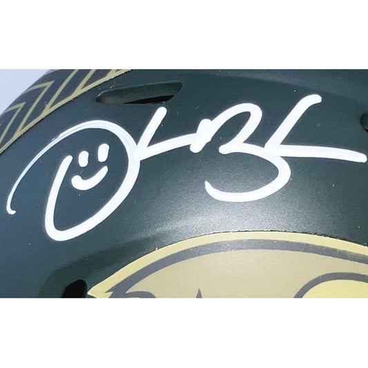 Derrick Brooks Signed Tampa Bay Buccaneers Salute 2025 Mini Football Helmet (Beckett)