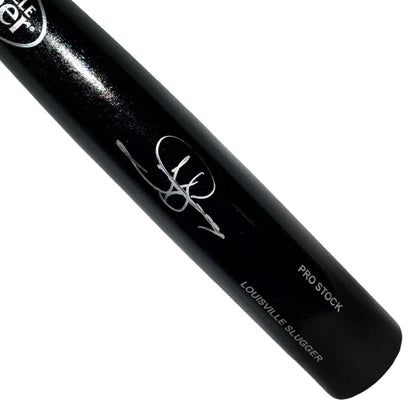 Jay Buhner Signed Louisville Slugger Official MLB Black Baseball Bat (Beckett)