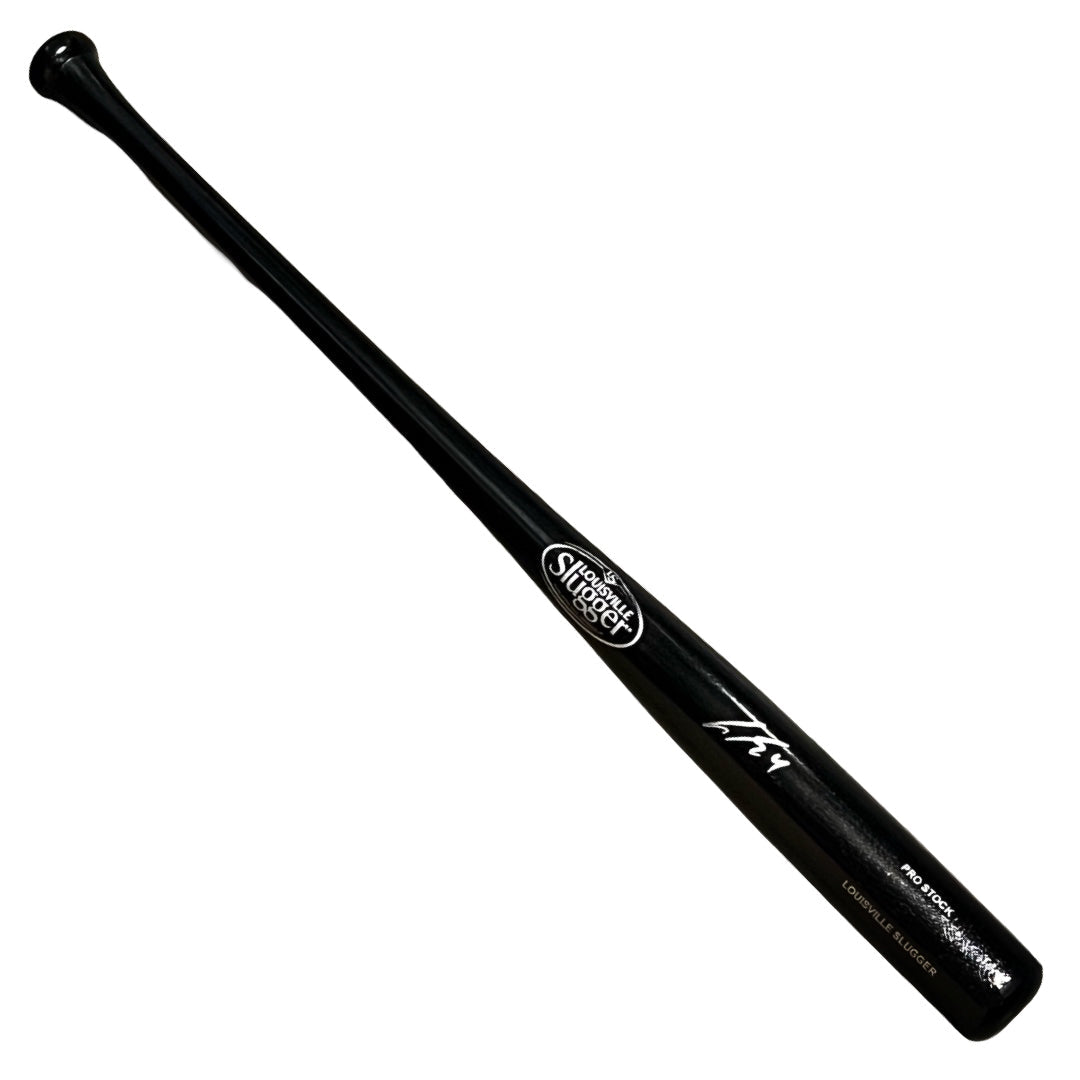 Lawrence Butler Signed Louisville Slugger Official MLB Black Baseball Bat (Beckett)