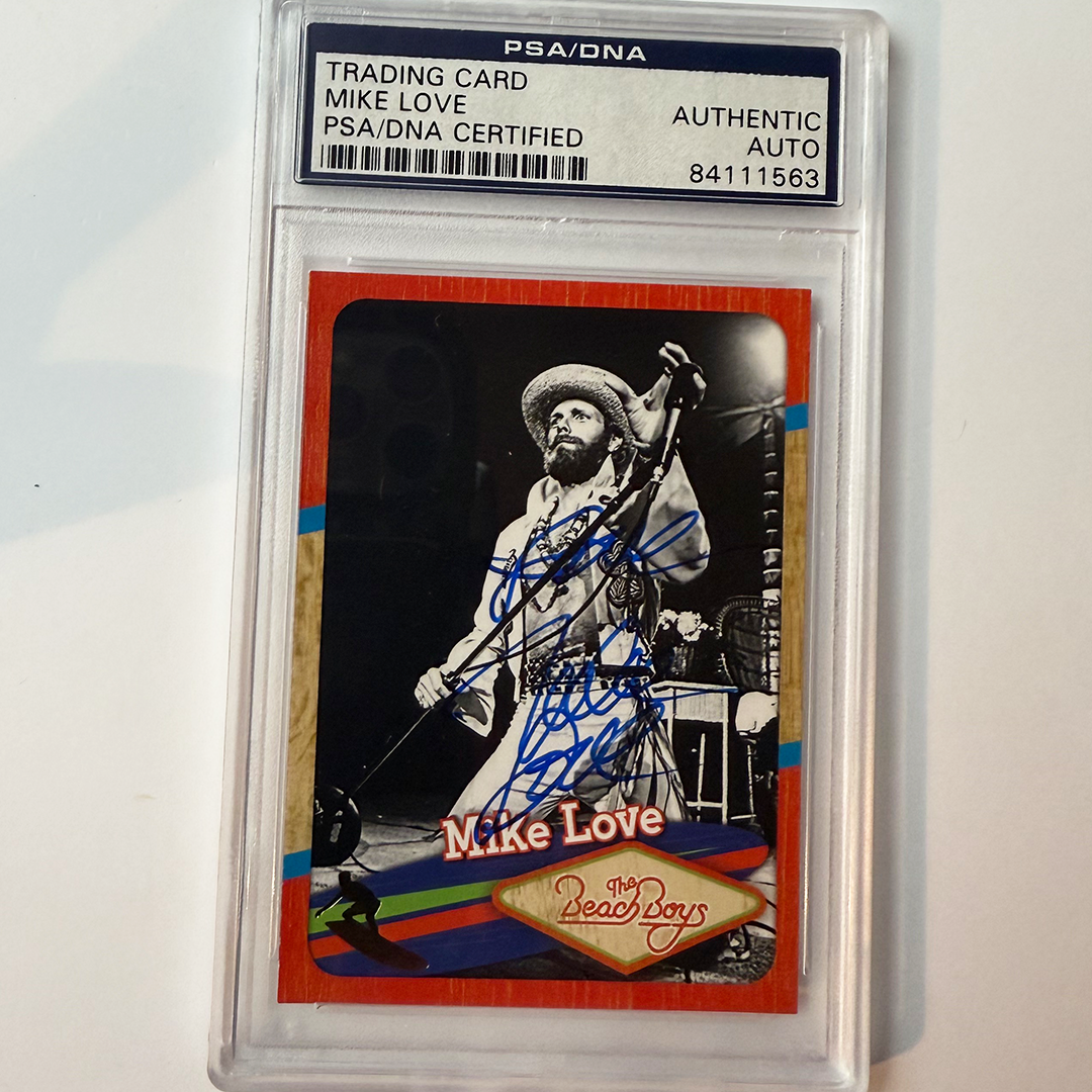 Mike Love Beach Boys Signed 2013 Panini #110 PSA Auto Authentic