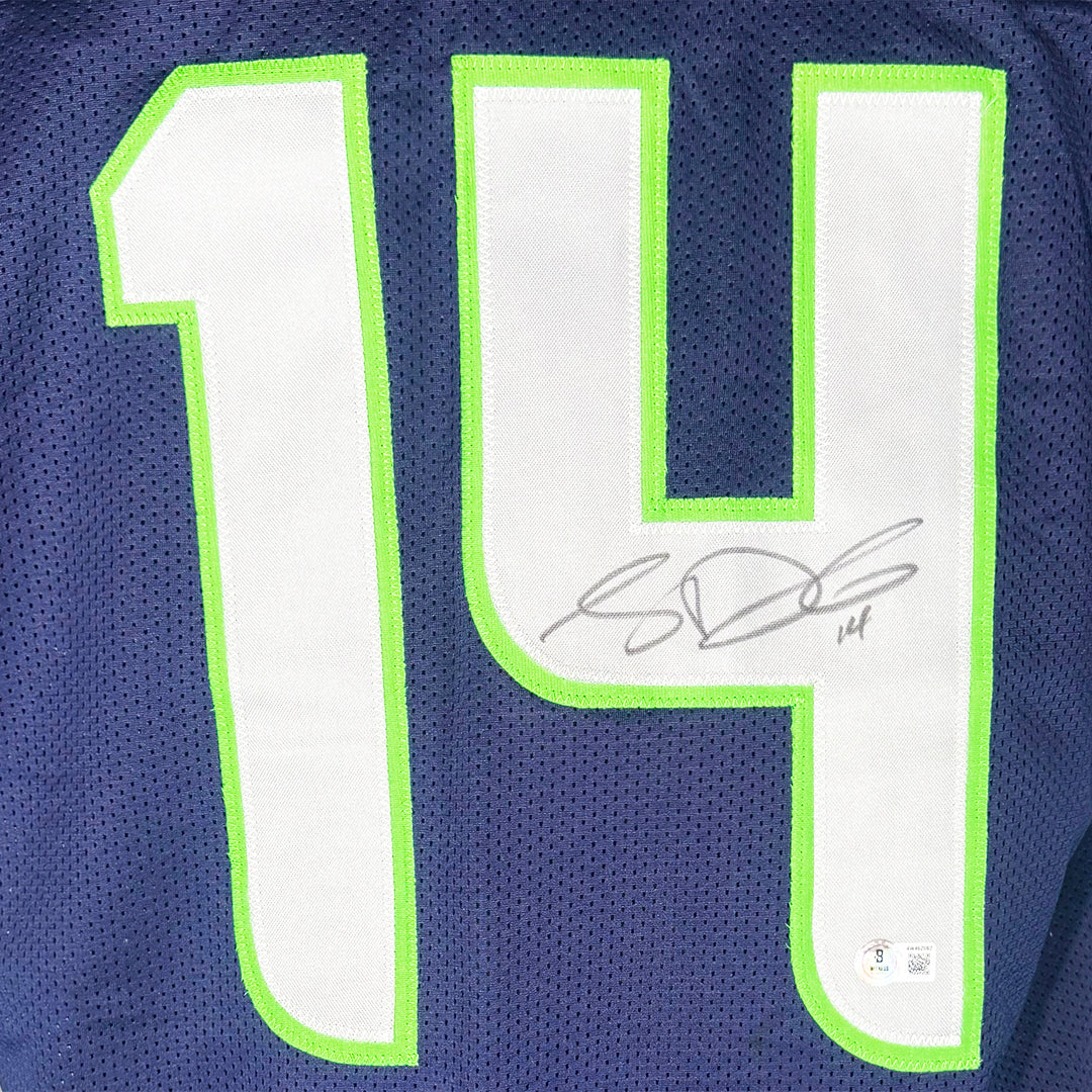 Sam Darnold Signed Seattle Navy Football Jersey (Beckett)