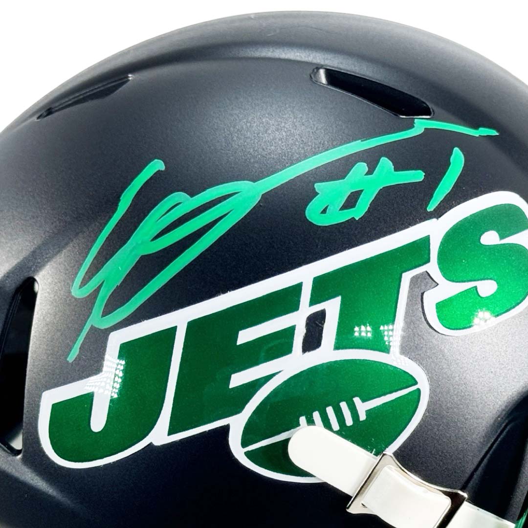 Sauce Gardner Signed New York Jets Alt 2022 Speed Mini Football Helmet (Beckett)