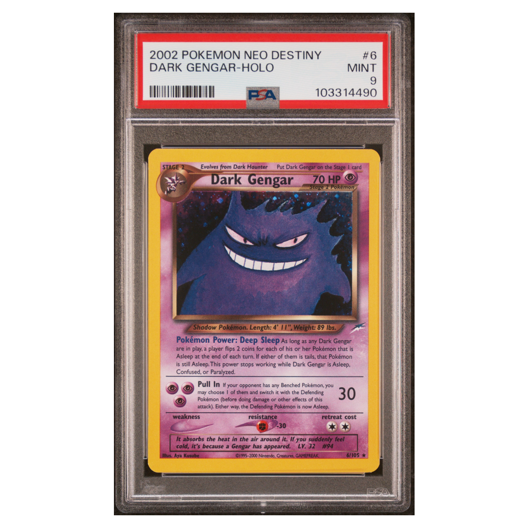 Dark Gengar Holo Neo Destiny #6 PSA 9