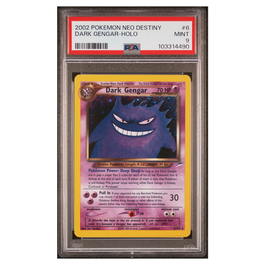 Dark Gengar Holo Neo Destiny #6 PSA 9