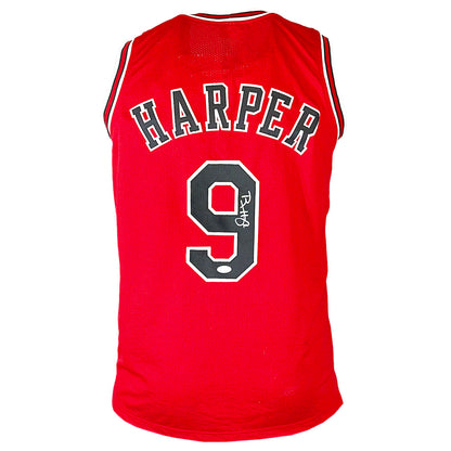 Ron Harper Signed Chicago Red Basketball Jersey (JSA)