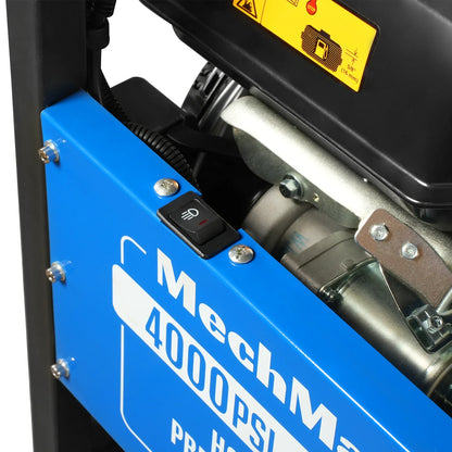 4000 PSI 4 GPM KOHLER E-Start Engine Hot Water Pressure Washer Skid Mounted with 175 Gal Tank,  HPW40KT