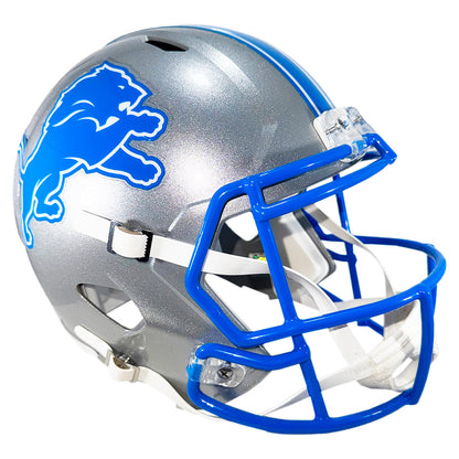 Aidan Hutchinson Signed Detroit Lions Speed 2024 Full-Size Replica Football Helmet (Beckett)