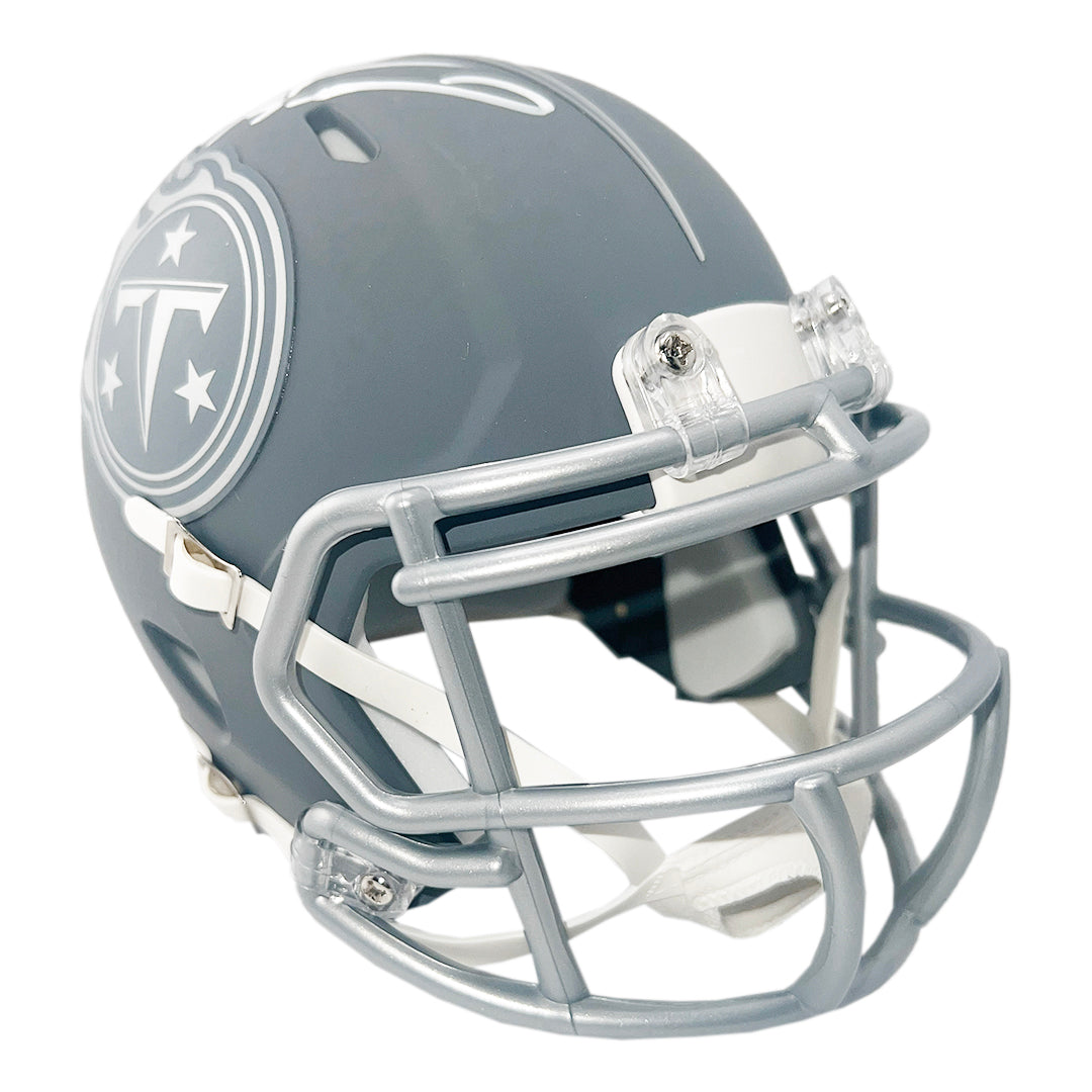 Jevon Kearse Signed Tennessee Titans Slate Alternate Speed Mini Football Helmet (JSA)