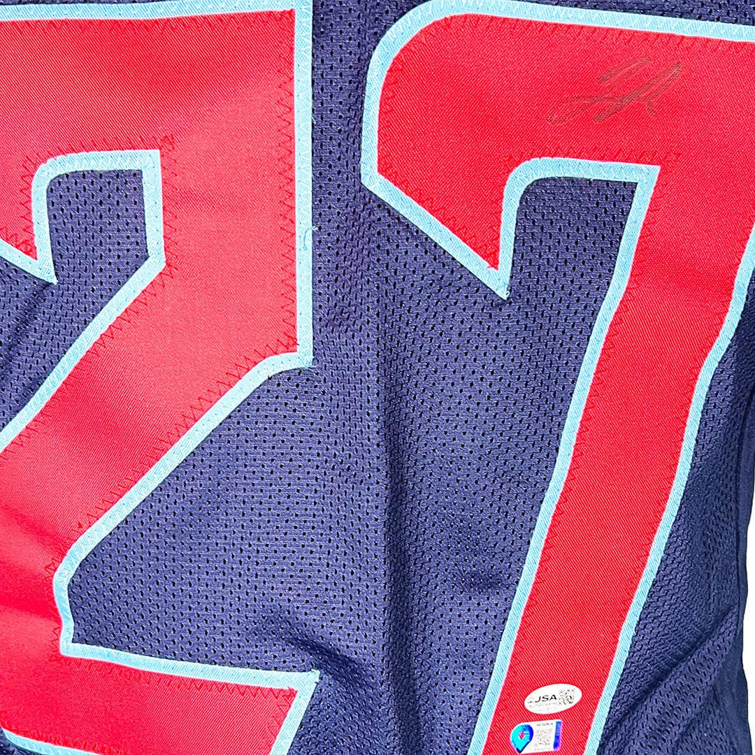 Woody Marks Signed Houston Color Rush Football Jersey (JSA)