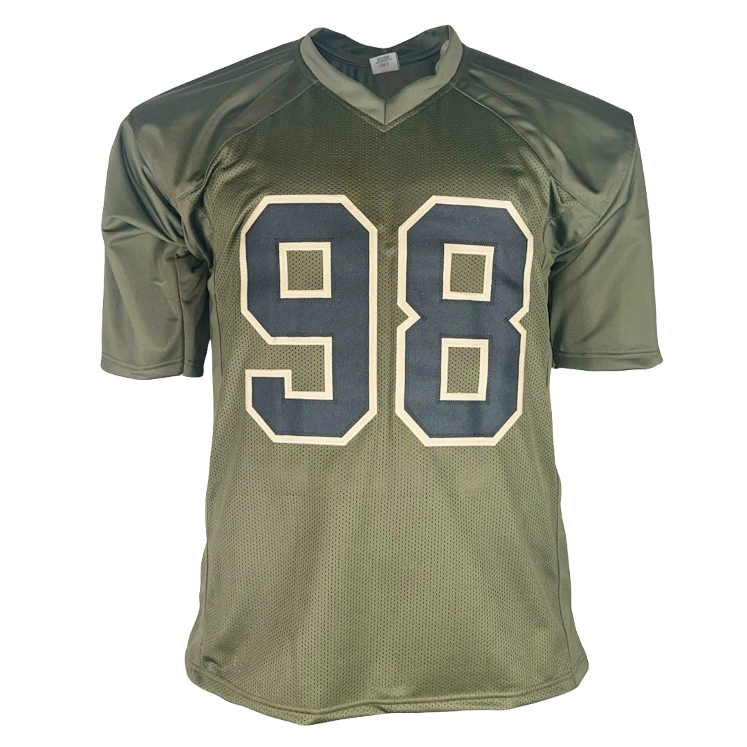 Robert Mathis Signed Indianapolis Salute to Service Football Jersey (JSA)