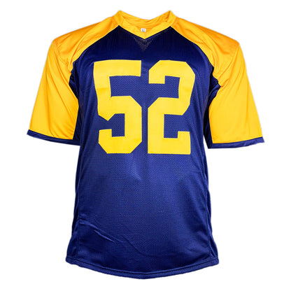 Clay Matthews Signed Green Bay Throwback Football Jersey (JSA)