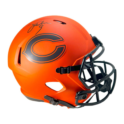 Jim McMahon Signed Chicago Bears Rave Full-Size Replica Football Helmet (Beckett)