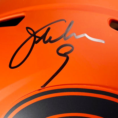 Jim McMahon Signed Chicago Bears Rave Full-Size Replica Football Helmet (Beckett)