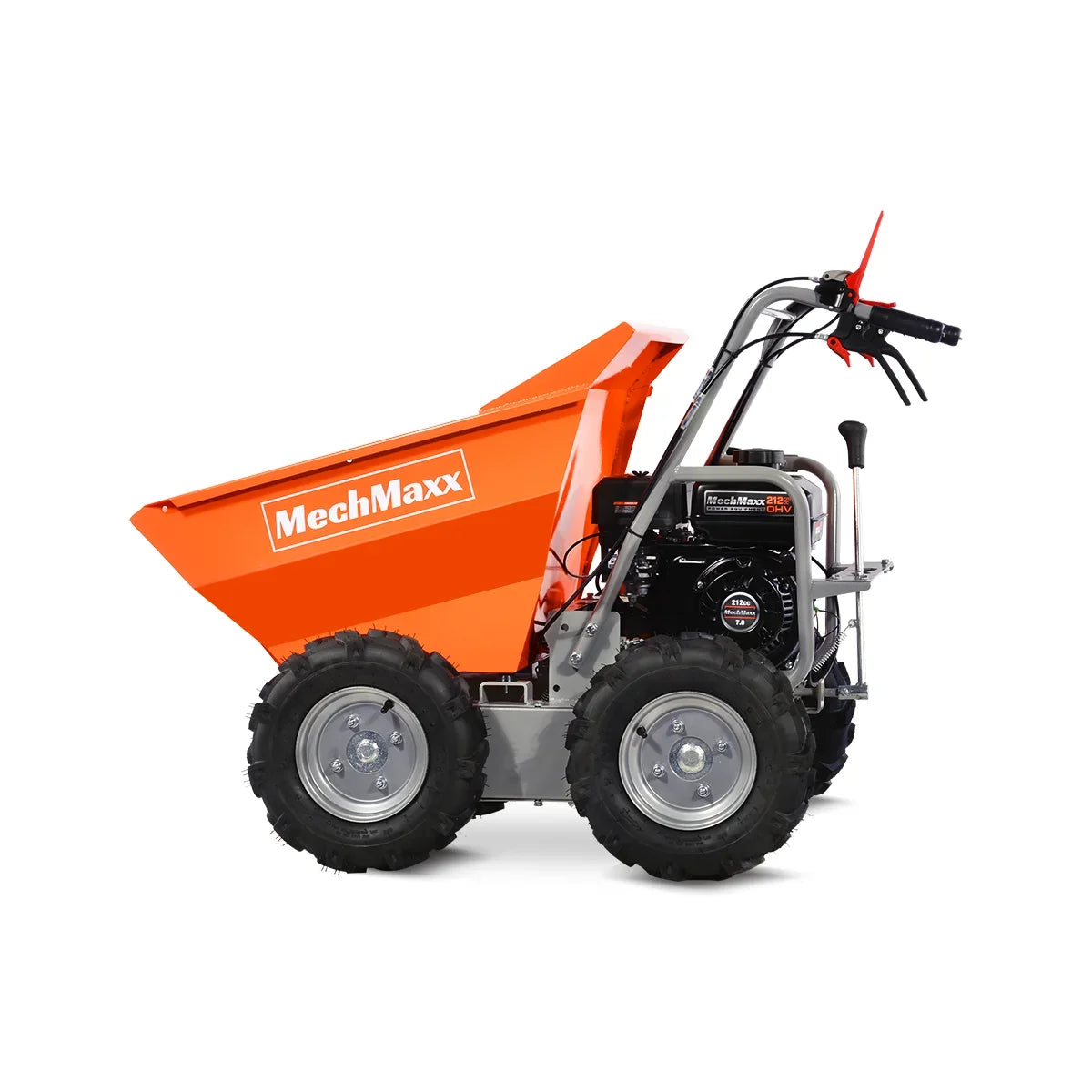660lbs Capacity 7HP Gas Powered Wheelbarrow  Cart T30 3F+1R Gearbox , T30